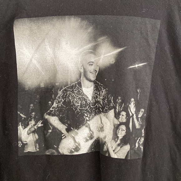 Sam Smith thrills black long sleeve concert tee - Picture 2 of 5